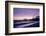 View of Santa Monica Pier at dusk, Colorado Avenue, Santa Monica, California, USA-Panoramic Images-Framed Photographic Print