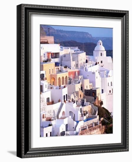 View of Santorini, Greece-Peter Adams-Framed Photographic Print