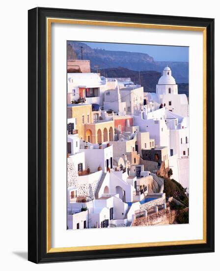 View of Santorini, Greece-Peter Adams-Framed Photographic Print