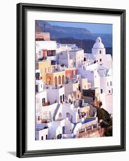 View of Santorini, Greece-Peter Adams-Framed Photographic Print