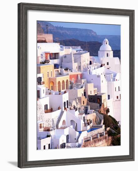 View of Santorini, Greece-Peter Adams-Framed Photographic Print