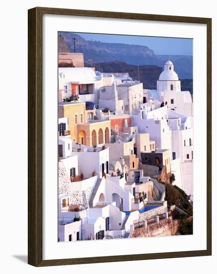 View of Santorini, Greece-Peter Adams-Framed Photographic Print