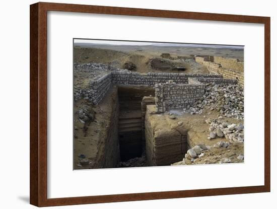 View of Saqqara Necropolis, Memphis-null-Framed Photographic Print