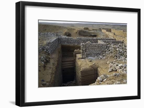 View of Saqqara Necropolis, Memphis-null-Framed Photographic Print