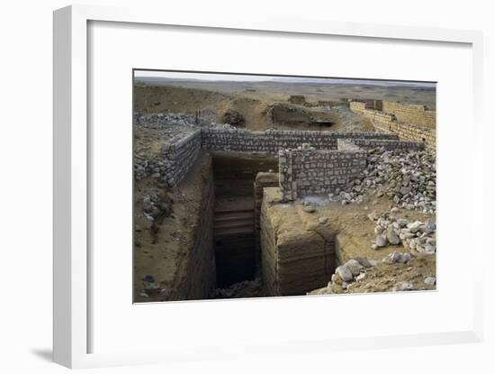 View of Saqqara Necropolis, Memphis-null-Framed Photographic Print