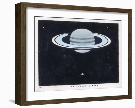 View of Saturn-Charles F. Bunt-Framed Art Print