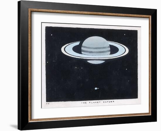 View of Saturn-Charles F. Bunt-Framed Art Print