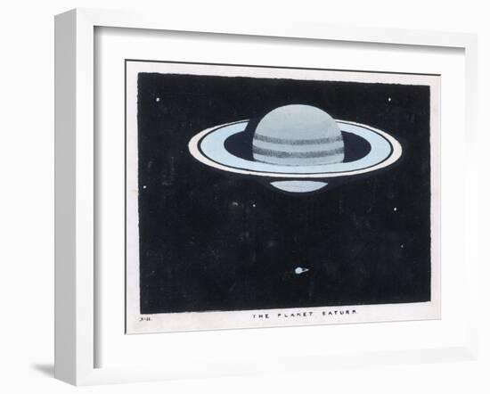 View of Saturn-Charles F. Bunt-Framed Art Print