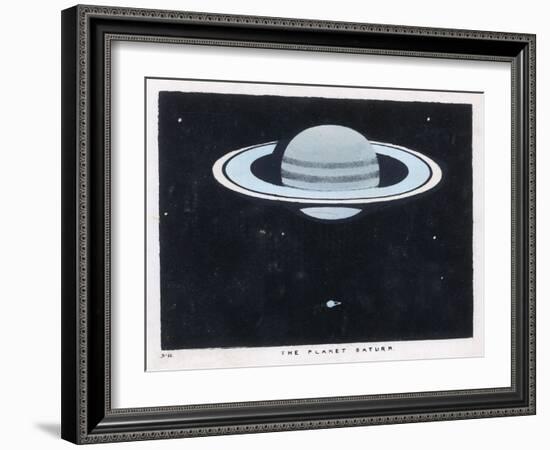 View of Saturn-Charles F. Bunt-Framed Art Print