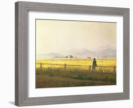 View of Schmiedebergerkamm, circa 1837-Caspar David Friedrich-Framed Giclee Print