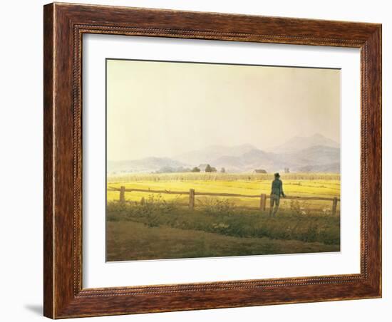 View of Schmiedebergerkamm, circa 1837-Caspar David Friedrich-Framed Giclee Print