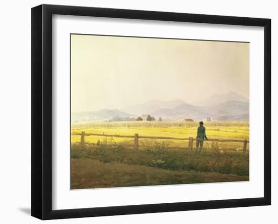 View of Schmiedebergerkamm, circa 1837-Caspar David Friedrich-Framed Giclee Print