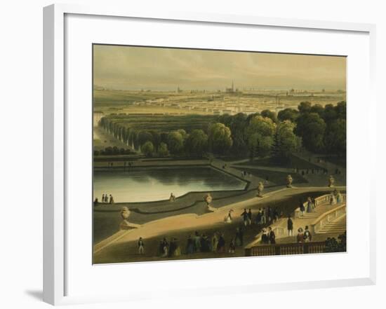 View of Schoenbrunn Palace in Vienna, Austria-null-Framed Giclee Print