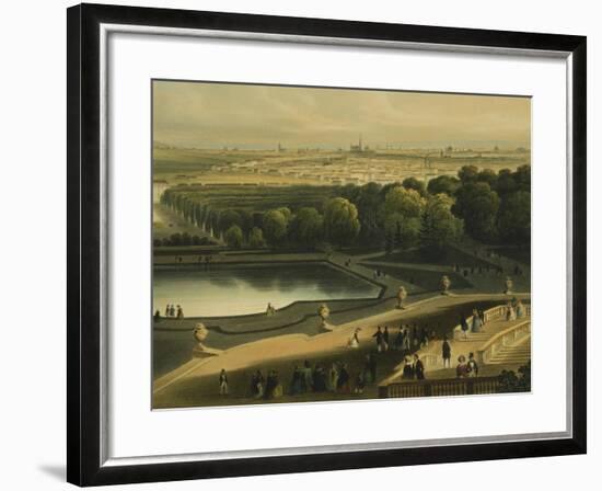 View of Schoenbrunn Palace in Vienna, Austria-null-Framed Giclee Print