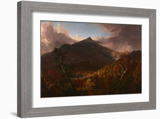 View of Schroon Mountain, Essex County, New York, after a Storm, 1838 (Oil on Canvas)-Thomas Cole-Framed Giclee Print