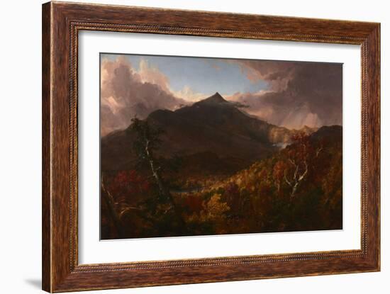 View of Schroon Mountain, Essex County, New York, after a Storm, 1838 (Oil on Canvas)-Thomas Cole-Framed Giclee Print