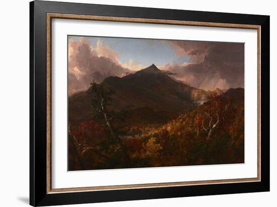 View of Schroon Mountain, Essex County, New York, after a Storm, 1838 (Oil on Canvas)-Thomas Cole-Framed Giclee Print