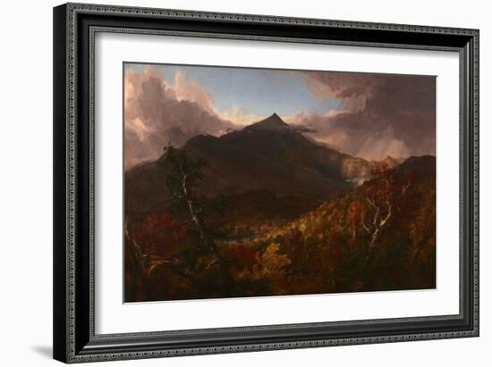 View of Schroon Mountain, Essex County, New York, after a Storm, 1838 (Oil on Canvas)-Thomas Cole-Framed Giclee Print