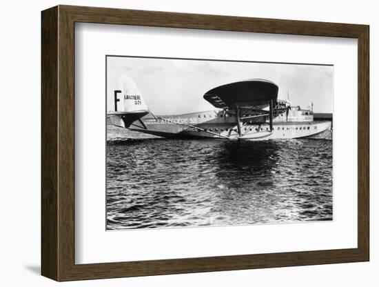 View of Seaplane Lieutenant De Vaisseau Paris-null-Framed Photographic Print