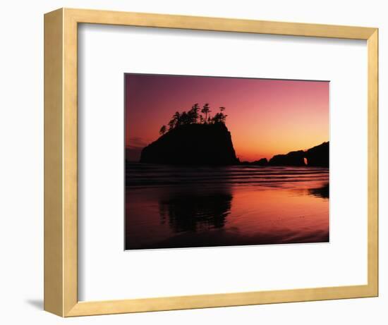 View of Second Beach, Olympic National Park, Washington State, USA-Stuart Westmorland-Framed Photographic Print