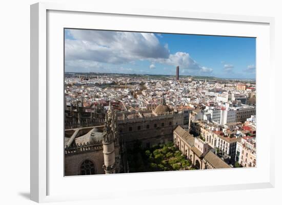 View of Seville from Giralda Bell Tower, Seville, Andalucia, Spain-Carlo Morucchio-Framed Photographic Print