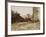 View of Shrubbery with a Wall on the Right-Claude Lorraine-Framed Giclee Print