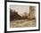 View of Shrubbery with a Wall on the Right-Claude Lorraine-Framed Giclee Print