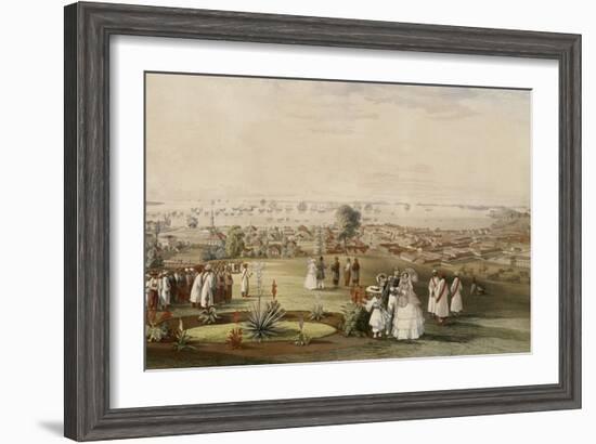 View of Singapore from Fort Canning, 1846-John Turnbull Thomson-Framed Giclee Print