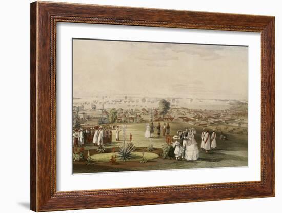 View of Singapore from Fort Canning, 1846-John Turnbull Thomson-Framed Giclee Print