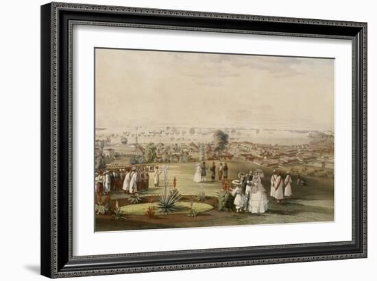 View of Singapore from Fort Canning, 1846-John Turnbull Thomson-Framed Giclee Print