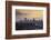 View of skyline at sunset, Johannesburg, Gauteng, South Africa, Africa-Ian Trower-Framed Photographic Print