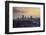 View of skyline at sunset, Johannesburg, Gauteng, South Africa, Africa-Ian Trower-Framed Photographic Print