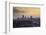 View of skyline at sunset, Johannesburg, Gauteng, South Africa, Africa-Ian Trower-Framed Photographic Print