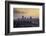 View of skyline at sunset, Johannesburg, Gauteng, South Africa, Africa-Ian Trower-Framed Photographic Print