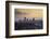 View of skyline at sunset, Johannesburg, Gauteng, South Africa, Africa-Ian Trower-Framed Photographic Print