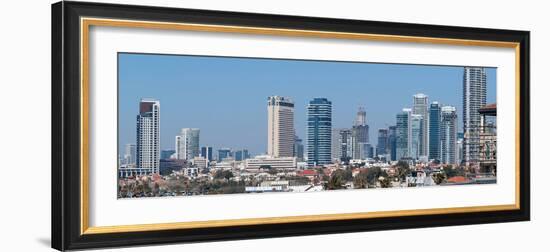View of skylines, Tel Aviv, Israel-null-Framed Photographic Print