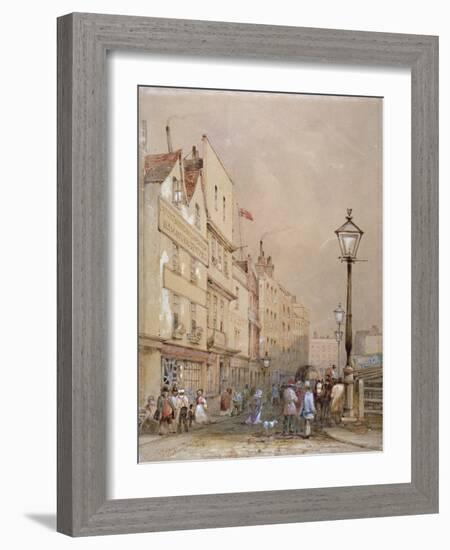 View of Smithfield Market, City of London, 1844-George Sidney Shepherd-Framed Giclee Print