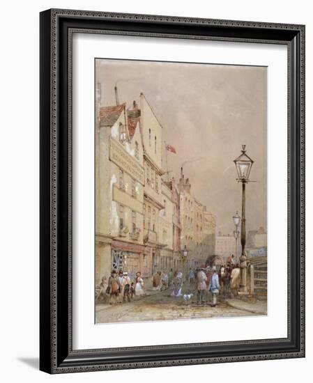 View of Smithfield Market, City of London, 1844-George Sidney Shepherd-Framed Giclee Print