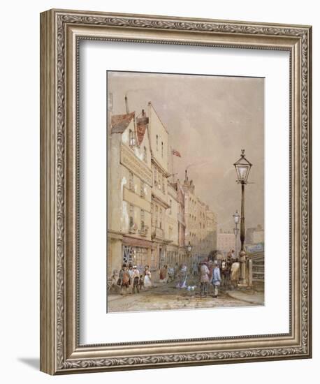 View of Smithfield Market, City of London, 1844-George Sidney Shepherd-Framed Giclee Print