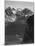 View Of Snow-Capped Mt Timbered Area Below "In Rocky Mountain National Park" Colorado 1933-1942-Ansel Adams-Mounted Art Print