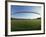 View of Soccer Field Through Goal-Steven Sutton-Framed Photographic Print