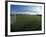 View of Soccer Field Through Goal-Steven Sutton-Framed Photographic Print