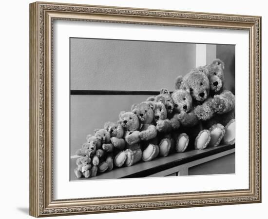 View of Some Teddy Bears-Michael Rougier-Framed Photographic Print