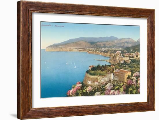 View of Sorrento, Italy--Framed Art Print