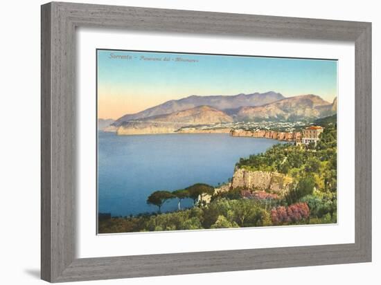 View of Sorrento, Italy-null-Framed Art Print