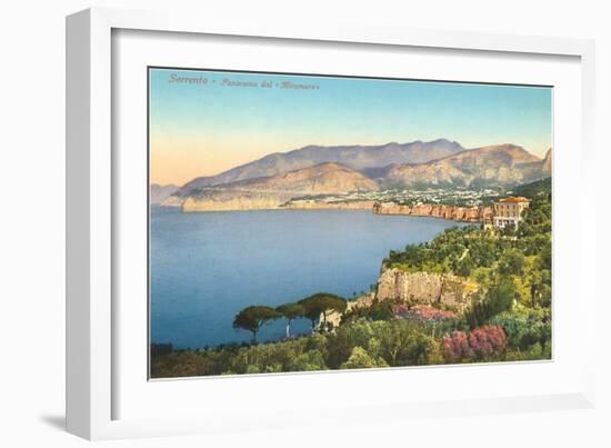 View of Sorrento, Italy-null-Framed Art Print