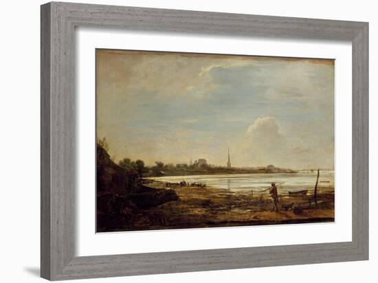View of Southampton, 1819-John Linnell-Framed Giclee Print