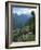 View of Southern Annapurna with Landruk Villge in Foreground, Pokhara, Annapurna Area, Nepal, Asia-Eitan Simanor-Framed Photographic Print