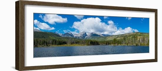 View of Sprague Lake, Rocky Mountain National Park, Colorado, USA-null-Framed Photographic Print