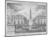 View of St Bride's Church, Fleet Street, Through St Bride Avenue, City of London, 1830-null-Mounted Giclee Print